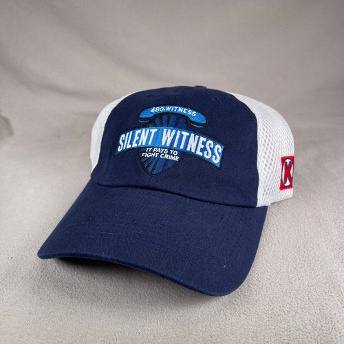 Silent Witness Mütze Herren Einheitsgröße blau Strapback Cap It Pays To Fight Crime bestickt - Bild 10 von 10