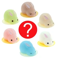 Squishy Surprise Capsule Cute Mochi Bunny Animal Figure 1 Random Fidget Toy