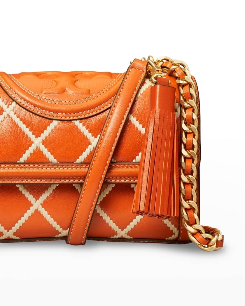 Tory Burch Fleming Pop Small Quilt Convertible Shoulder Bag Tory Burch Fleming Pop Small Quilt Convertible Shoulder Bag