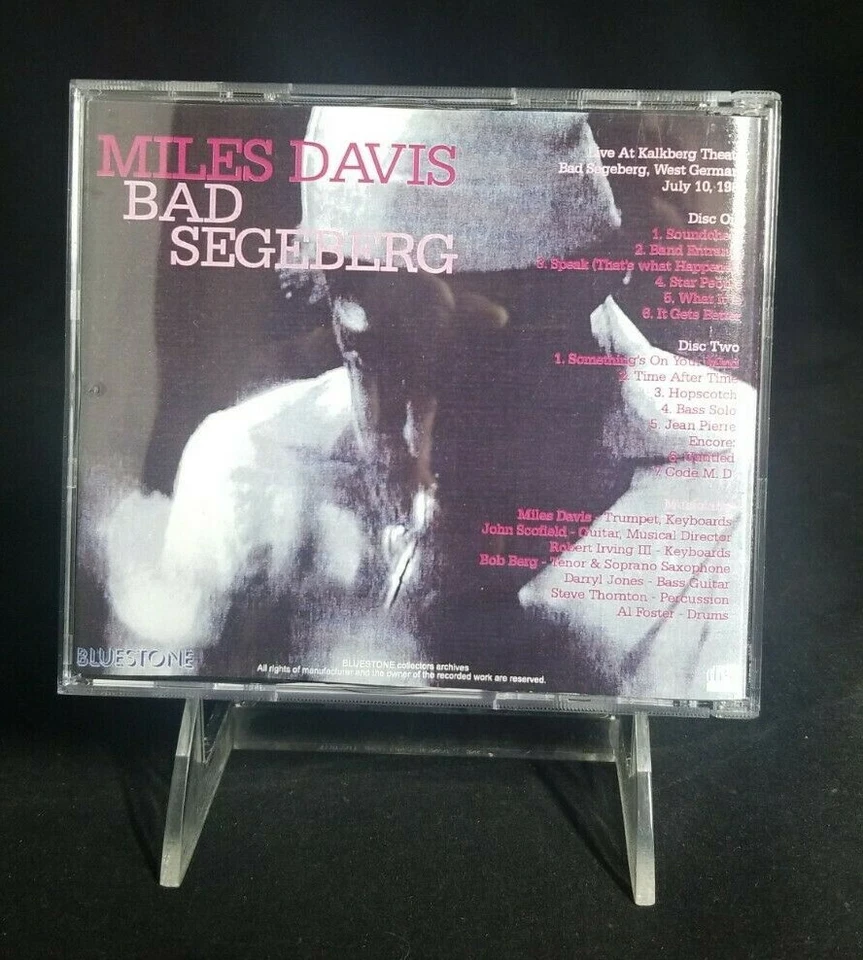 Miles Davis - Bad Segeberg: July 10, 1984 (CD) 2 Discs, Bluestone - Image 2 of 4