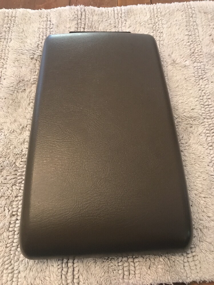 19962000 nissan pathfinder center console lid arm rest ,Leather OEM eBay