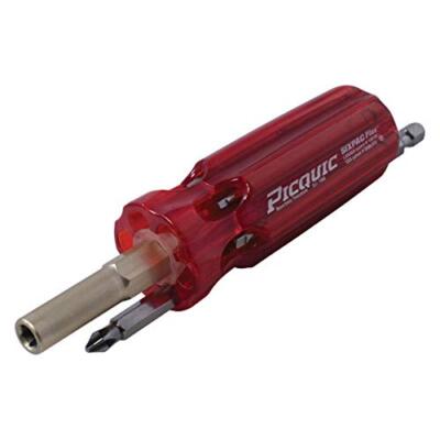 Picquic 88100B Multi-Bit Screwdriver Sixpac Plus 7pc