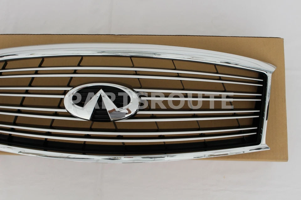 英菲尼迪 M37 M56 Q70 非运动版正版前格栅徽章镀铬 62310-1MA0B — 第 3/4 张图片