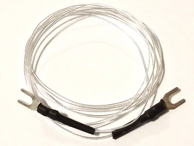 Litz 5N Silber Plattenspieler Erdungskabel für Luxman Plattenspieler (1 Meter lang)