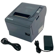 FULLY TESTED Micros Epson TM-T88III POS Compact Thermal Receipt Printer Serial