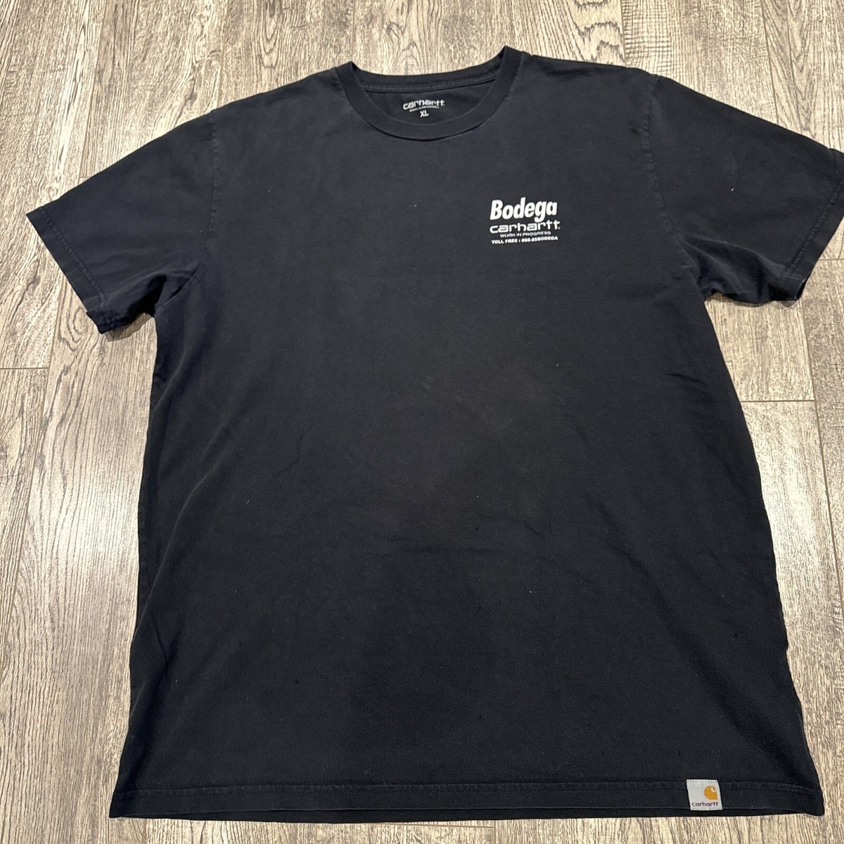 ★2022SS新作★CARHARTT★S/S EXIT RECORDS T-SHIRT Carhartt WIP S/S Exit Records T-Shirt - Black | Stickabush