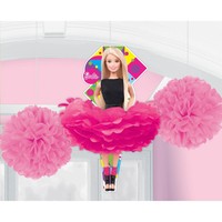 Barbie Sparkle Fluffy Pompoms Birthday Party Hanging Decorations (3 Pack) Pin... on sale Barbie Sparkle Fluffy Pompoms Birthday Party Hanging Decorations (3 Pack) Pin... on sale