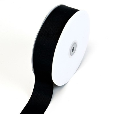Black 5//8-Inch Creative Ideas 50-Yard Solid Grosgrain Ribbon