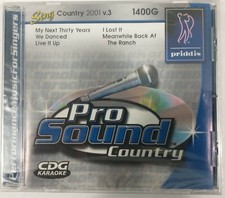 Karaoke CD, 1400G: Sing Country 2001 v1: My Next 30 Years, We Danced, Live It Up