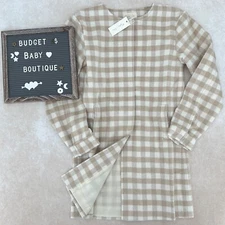 NWT RYLEE + CRU No Collar Dress Coat Jacket Size 12-14Y