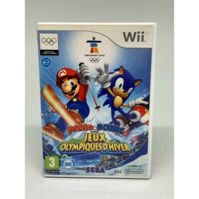 Video Game Mario & Sonic At The Winter Olympic Games Nintendo Wii