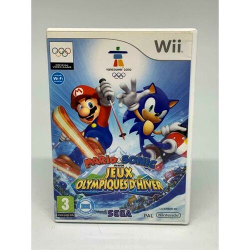 Video-Spiel Mario & Sonic Ai Spiele Olympische Anlagen Winter Nintendo Wii - Bild 1 von 3