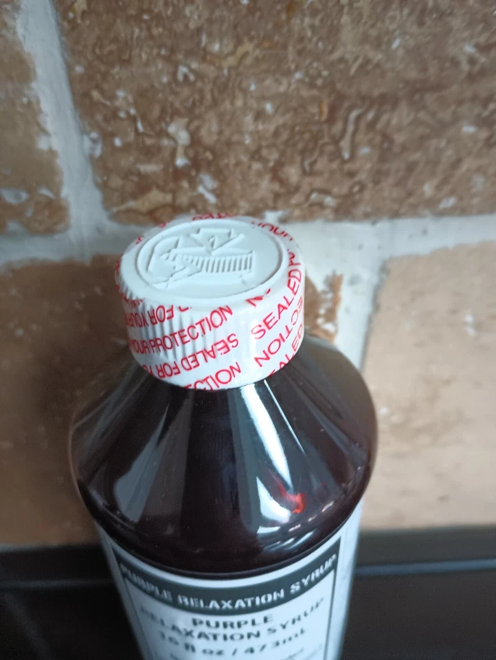 Jarabe de relajación púrpura, 16 oz, sellado de fábrica Foto 3 de 4