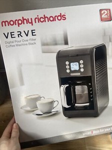 Morphy Richards Acents 162008 Übergießen Filter Kaffeemaschine - 900 W, schwarz
