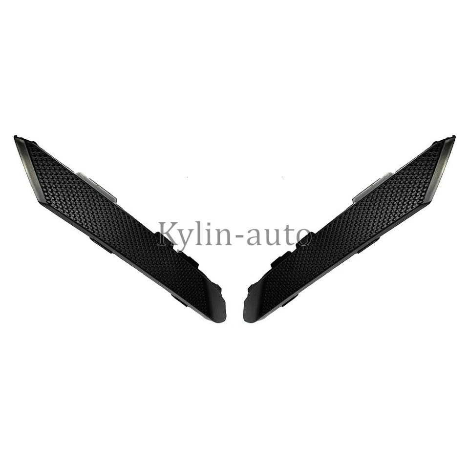 Pair Fog Light Lamp Trim For Lincoln MKZ 2013 2014 2015 2016 - Imagem 2 de 4
