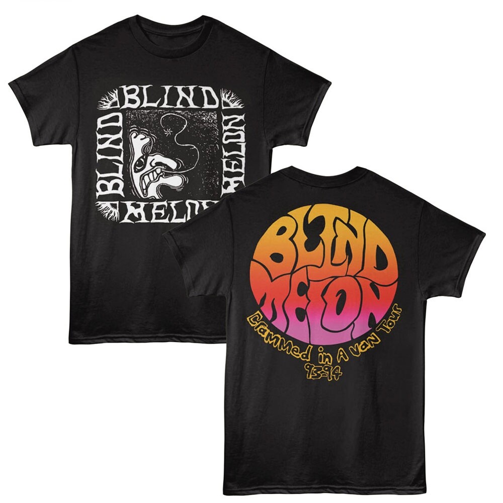BLIND MELON Band T Shirt Music Mens CRAMMED IN A VAN FB New