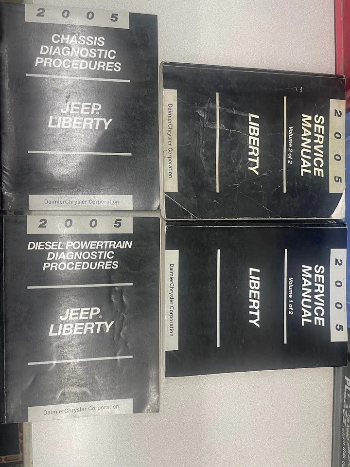 2005 Jeep Liberty Servicio Reparación Tienda Taller Manual Juego De OEM - Imagen 2 de 4