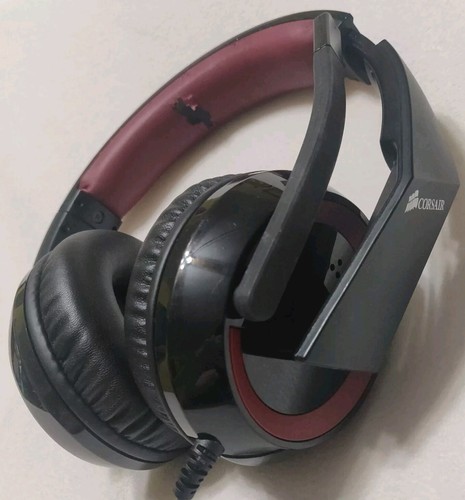 Corsair Gaming Headset HS30 Saint 3.5mm Black Headphones Wired Tested Working