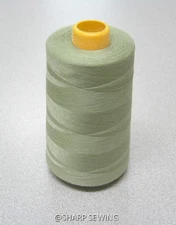 1 SPOOL ALPINE GREEN 100%  POLYESTER SERGER QUILTING THREAD T27 6000 YARDS #741