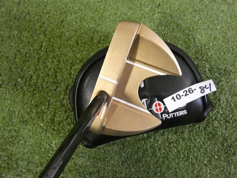 SeeMore 2025 Bronze Model T Straight 35" Putter with Headcover Excellent - Image 4 of 4