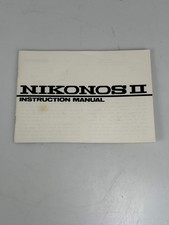 Nikon Nikonos II camera Instructional Booklet