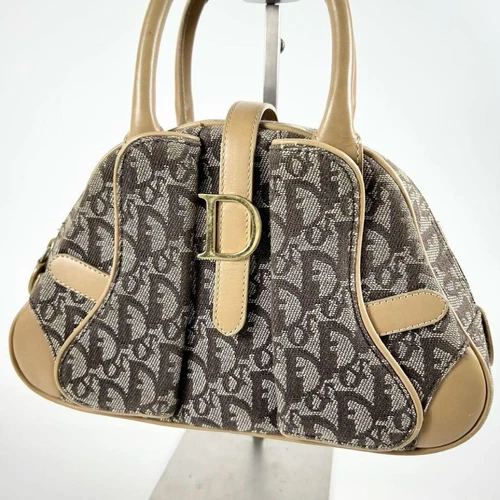 Sac à main trotteur Cd Dior vintage selle