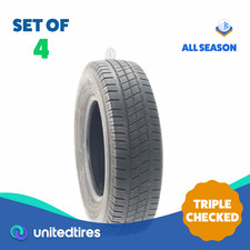Set Of 4 Used Lt 22575r16 Michelin Agilis Crossclimate 115112r - 7-832 Set Of 4 Used Lt 22575r16 Michelin Agilis Crossclimate 115112r - 7-832