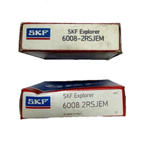 2 PKS SKF 6008 2RSJEM Deep Groove Ball Bearing, New Old Stock 