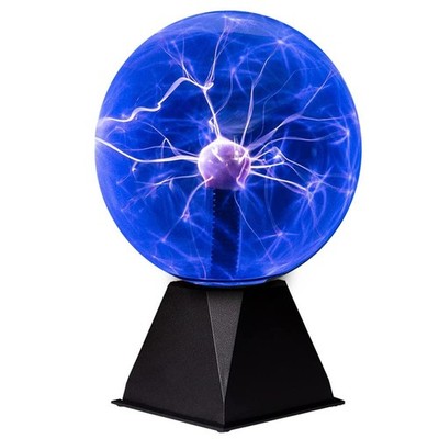mcoplus 8 Inch Blue Plasma Ball, Lamp/Light, Electric Nebula Lightening Ball,...