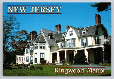 New Jersey Ringwood Manor Postcard Photochrome Historic Estate