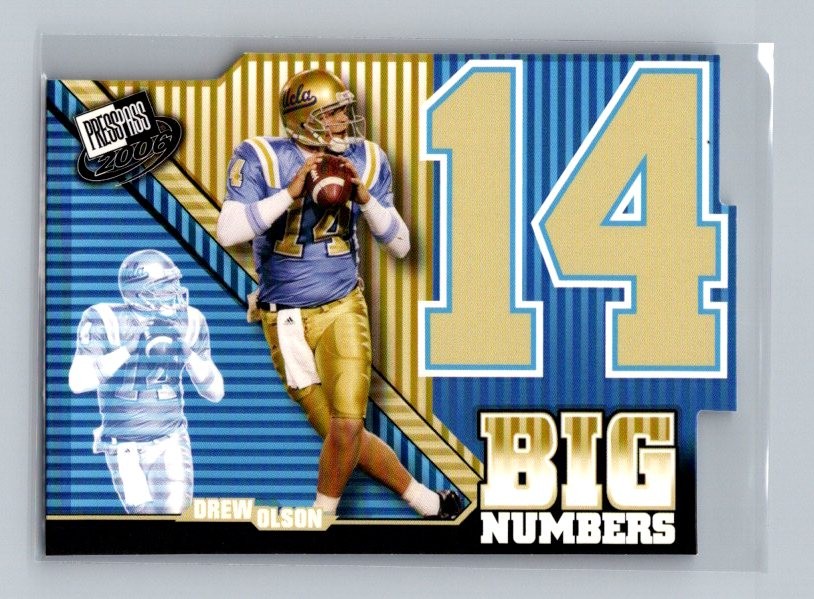 Drew Olson 2006 Press Pass Big Numbers #BN23 UCLA Bruins