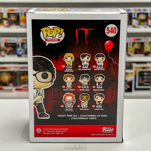 Funko Pop IT Richie Tozier 540 Figura Vinilo Nuevo Terror Stephen King Coleccionable - Imagen 4 de 8