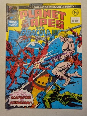 Planet of the Apes and Dracula Lives No 96, August 18th 1976, Marvel UK