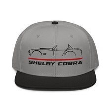 For Shelby Cobra Fans Cap Retro Roadster Car Snapback Hat Birthday Gift Racing