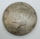 1964 USA Kennedy 90% Silver Half Dollar Coin A01