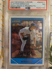 2007 Bowman Draft Picks & Prospects Chrome Draft Picks Prospects Clayton Kershaw