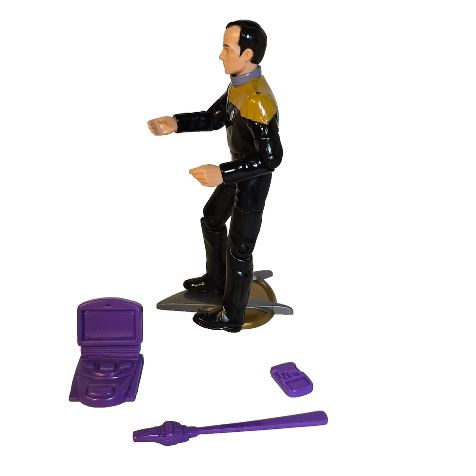Винтаж 1996 Playmates Star Trek TNG Lt. Экшн-фигурка Commander Data - Изображение 4 из 4