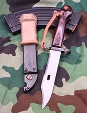 Romanian Type I Bayonet w/ Scabbard - 7.62x39 Cold War Surplus