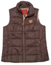 VTG Horseware Ireland Quilted Lined Vest Womens XL New Market Babel READ
