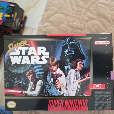 Super Star Wars (Super Nintendo SNES) CIB Complete w/ Manual! Tested! US Version