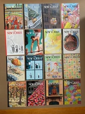 The New Yorker Magazine Original Cover only! Lot of 16 - No Sub Labels! NYER 03