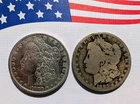 1880-P & 1883-P Morgan Silver Dollars, $2.00 face, 90% Silver, 145+ yrs. old
