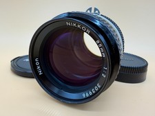 Nikon Nikkor 85mm F2 Ai-S Manual Focus Lens w/ Caps Excellent Japan 303996