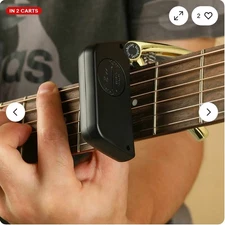 Professional Clip-On Tuner for All Instrument -with Capo Guitar, Ukulele, Violin