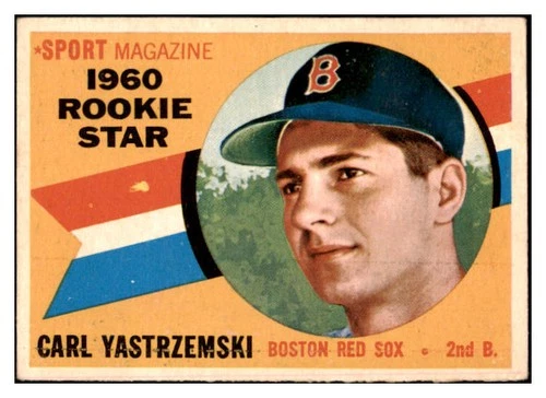 1960 TOPPS #148 CARL YASTRZEMSKI RED SOX VG-EX SET BREAK 529105 (KYCARDS)
