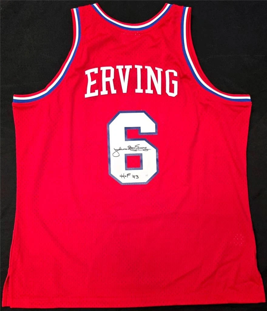 Julius Erving Fanatics Authentic NBA Original Autographed Jerseys