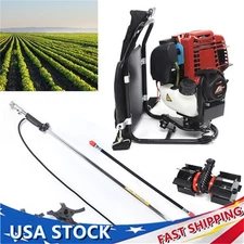 3 in 1 35.4CC 4 Stroke Backpack Gas Garden Brush Cutter Grass Trimmer Lawn Mower