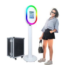 6 in 1 Photo Booth for iPad Shell Stand Selfie Station Photobooth Machine w/Case