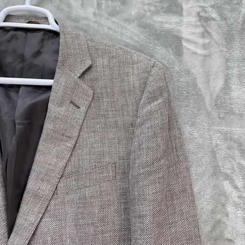 Brooks Brothers Blazer Men's 46R Sport Coat Jacket suit Regent Drago Linen blend - Picture 12 of 18