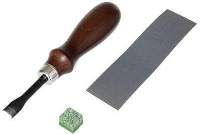 Kyoshin Elle Leathercraft Size 3 French Edger Curved Skife 8mm Skiving Knife